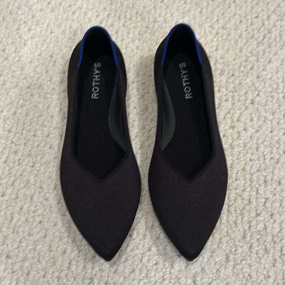 Rothy’s The Point II, size 8 Black